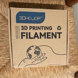 3D Printing Filament Spool - Natural Brown Cardboard Packaging